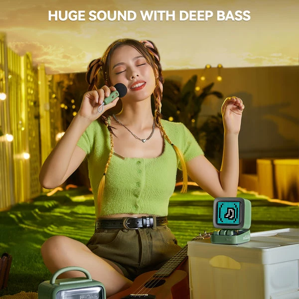 Mikrofon & Altoparalant DIVOOM DitooMic (Gjelbërt)