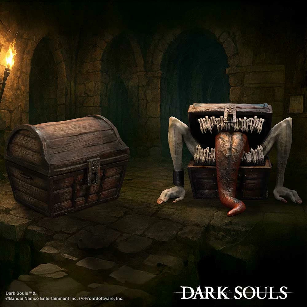 Kuti dekorative koleksionuese NEMESIS NOW Dark Souls Mimic 18.5 cm