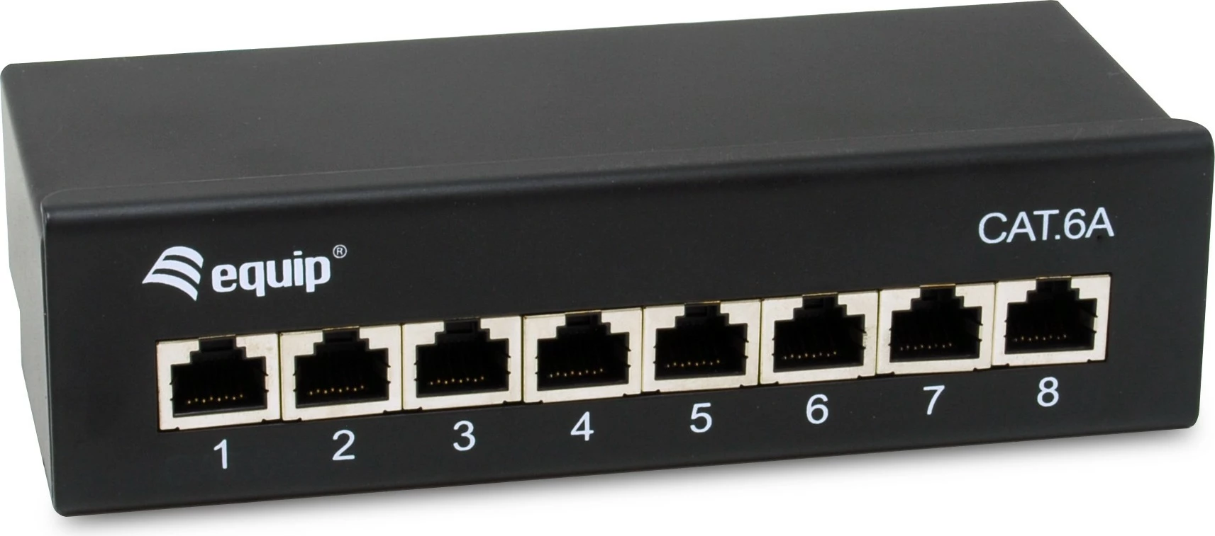 Aksesor rrjeti Equip 326621, 8 porte, 10GBase-T, RJ-45, Cat6a, e zezë