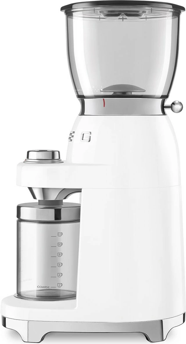 Mulli kafeje SMEG CGF11, 150W, konik, i bardhë