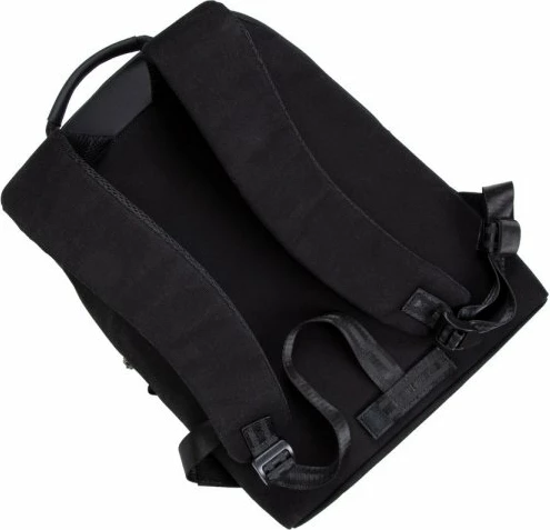 Çantë shpine për laptop RIVACASE 8524 deri 14\", për tablet 10.5\", PU lëkurë + pambuk, e zezë