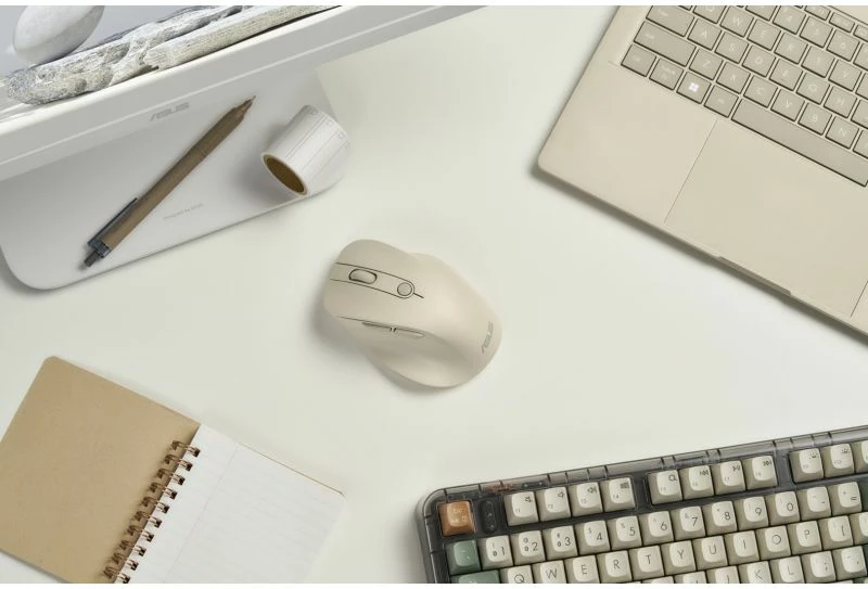 maus wireless Asus MD105, milky white