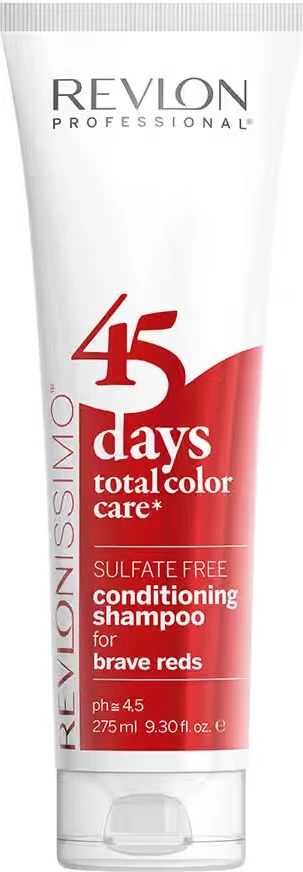 Shampon-balsam Revlon Professional Revlonissimo 45 Days Conditioning Shampoo & Color-Enhancing Conditioner Brave Reds, 275ml