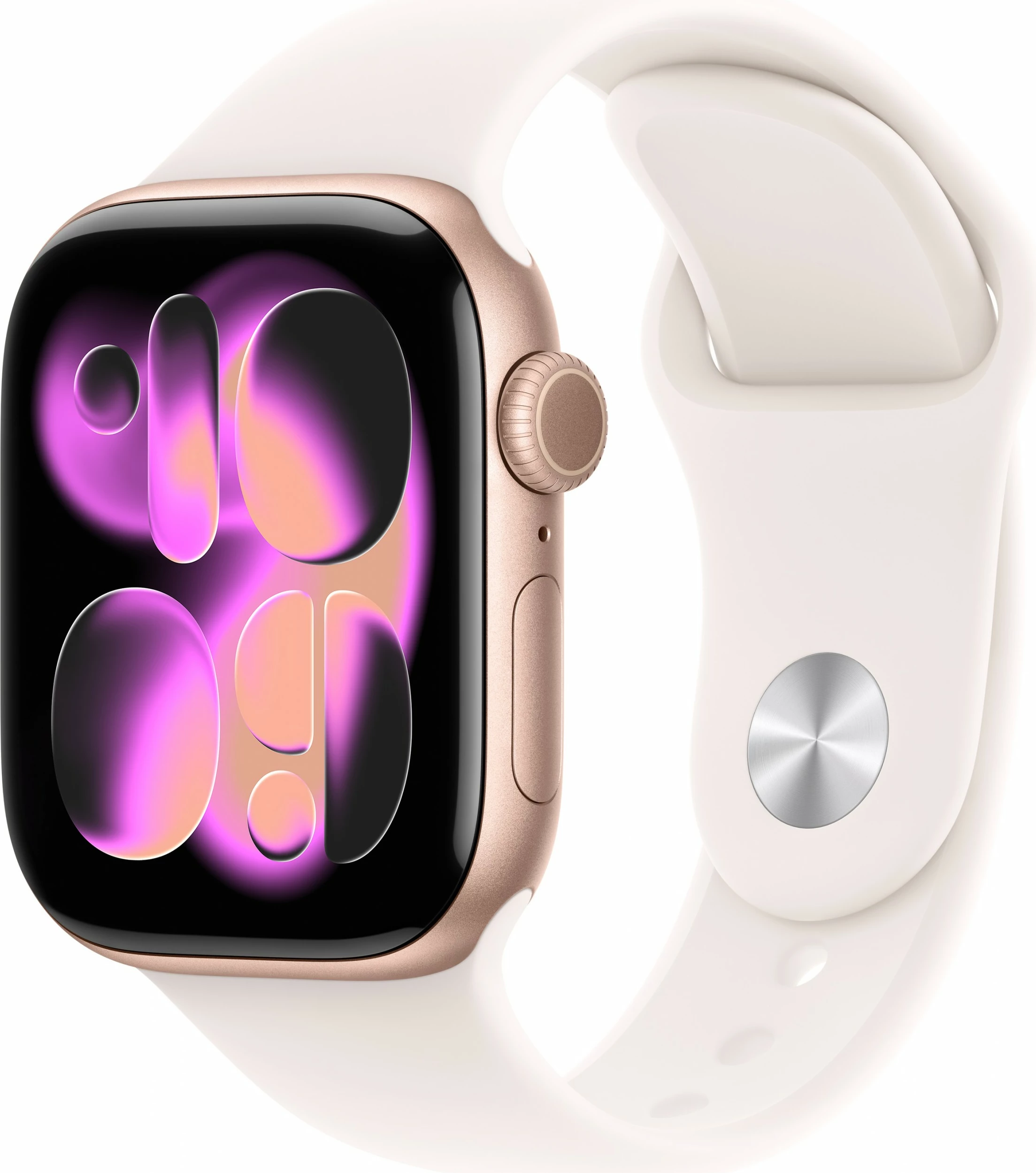 Smartwatch Apple Watch S11, alumini 42mm, rosegold, sportarmband blassrosa S/M