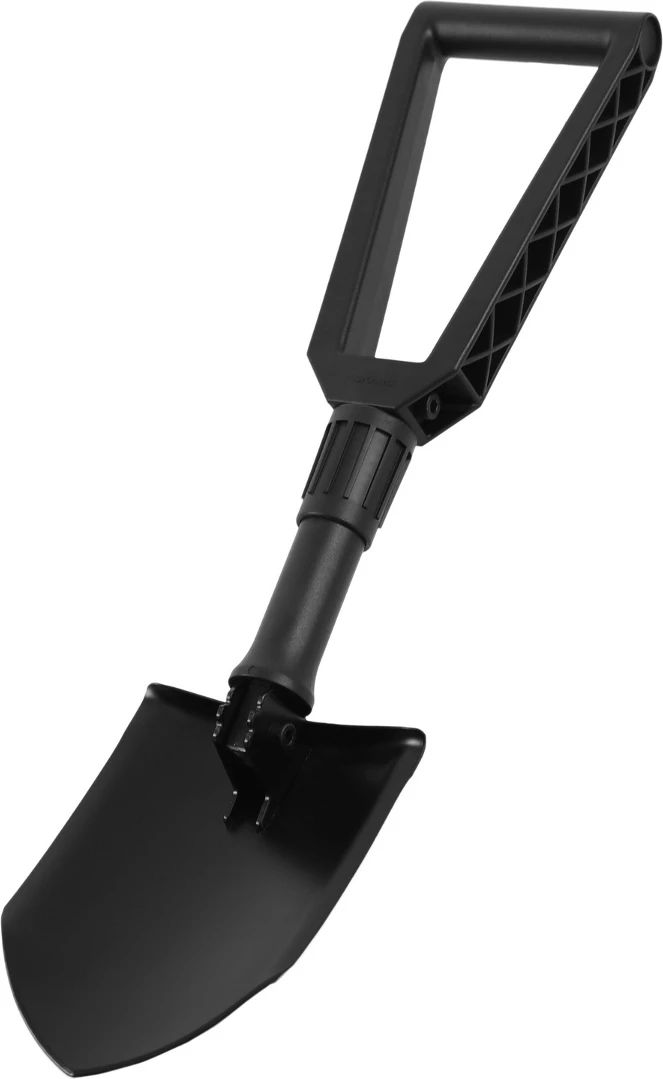 Lopatë e palosshme Fiskars, zezë