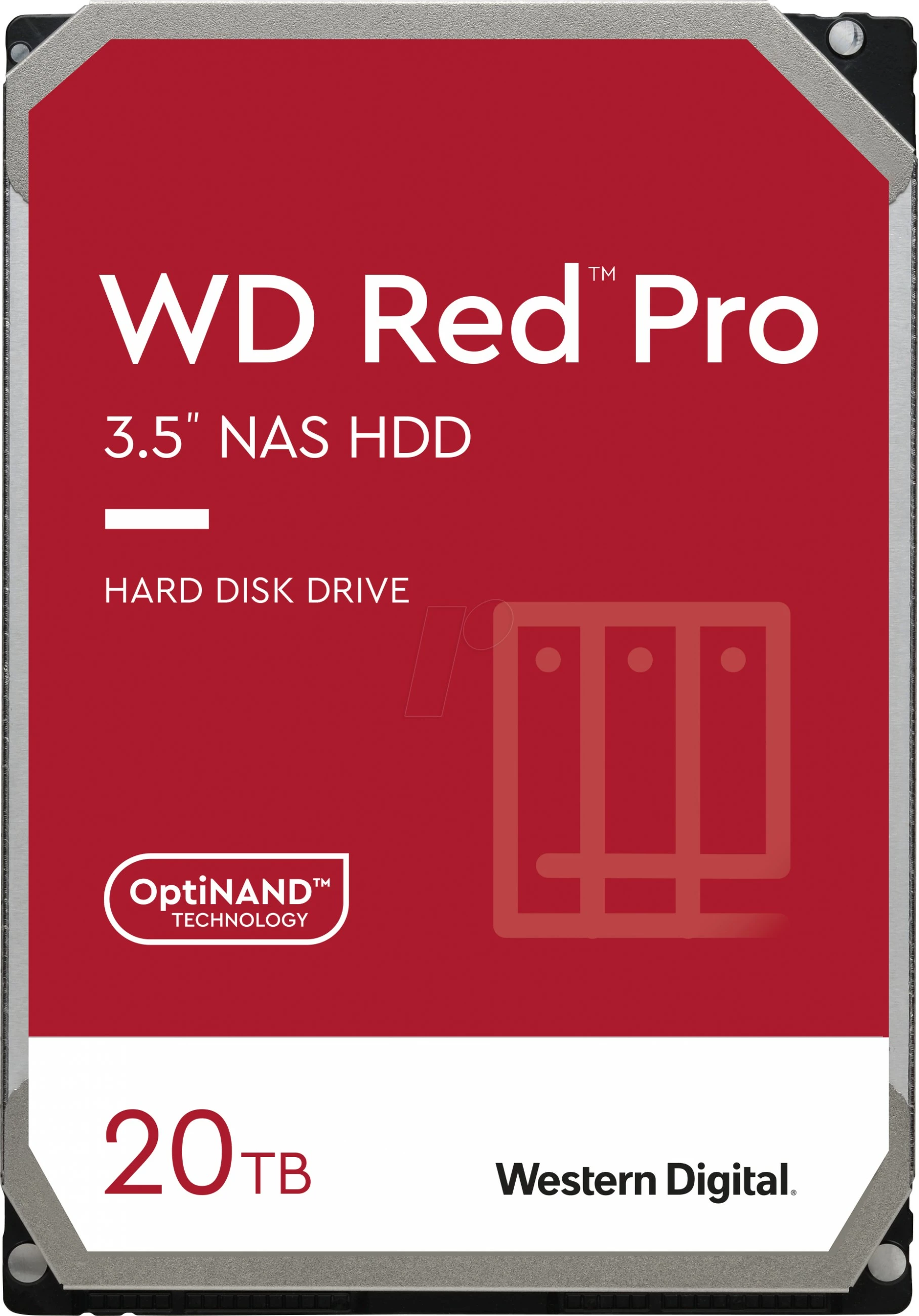 Hard disk Western Digital Red Plus WD201KFGX, 20 TB, 7200 RPM, 512 MB, 3.5", Serial ATA