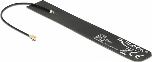 Antenë 5G/LTE DeLOCK MHF I, omni-direksionale, 0-4 dBi, kabllo 19 cm, e zezë