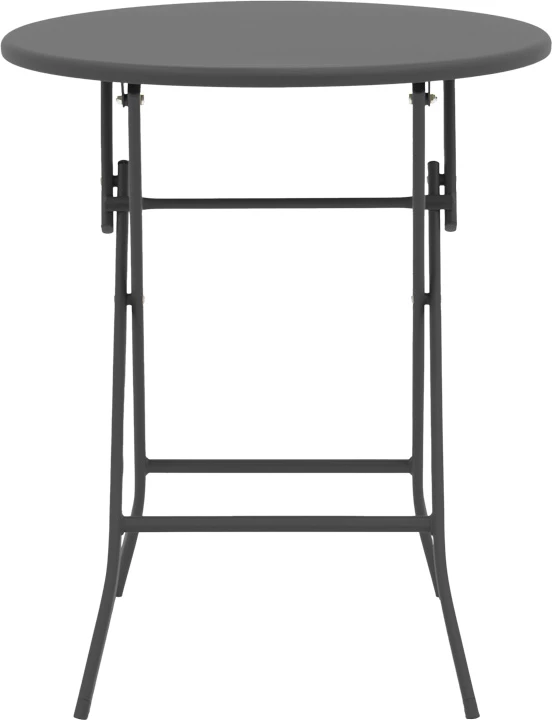 Tavolinë me karrige për terasë, ngjyrë antracit, Albero-Lindaria, 60x70cm
