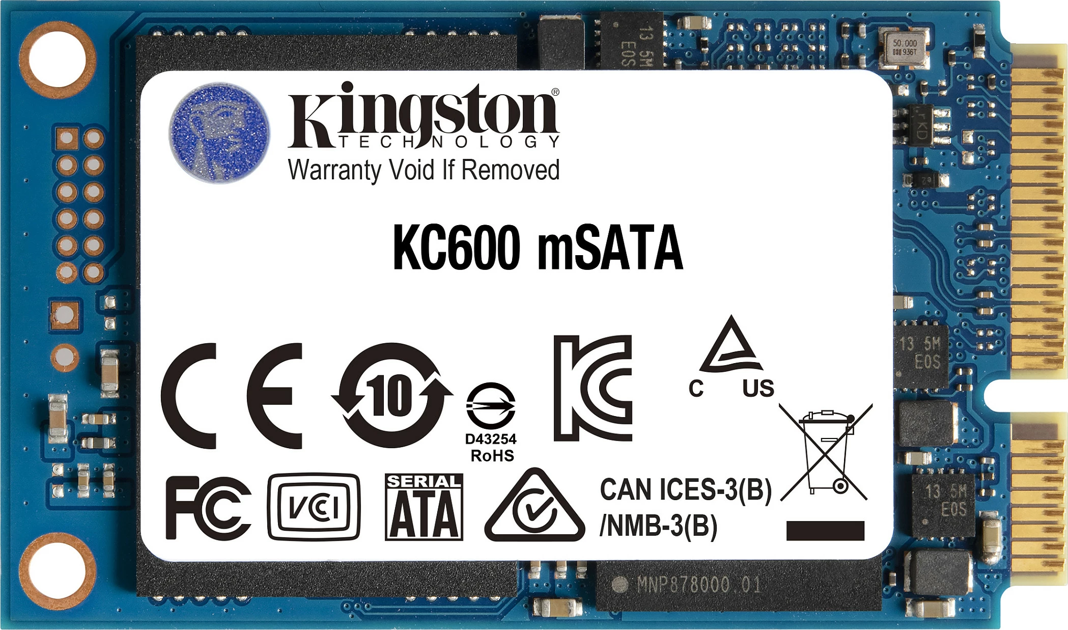 SSD Kingston KC600 1.02TB mSATA