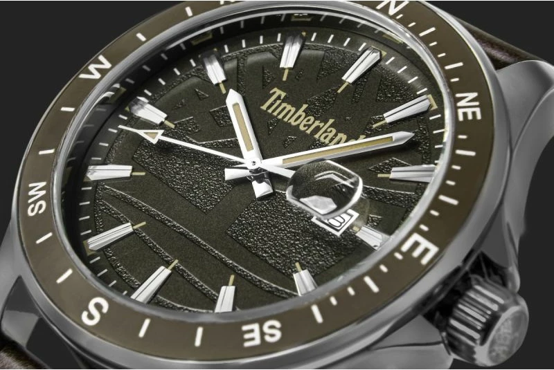 Orë dore meshkuj Timberland Swampscott TBL.15941JYUK/53, jeshile/kafe, set me çantë