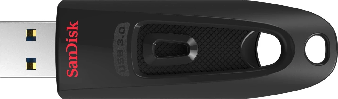 USB SanDisk Ultra,  256 GB, e zezë