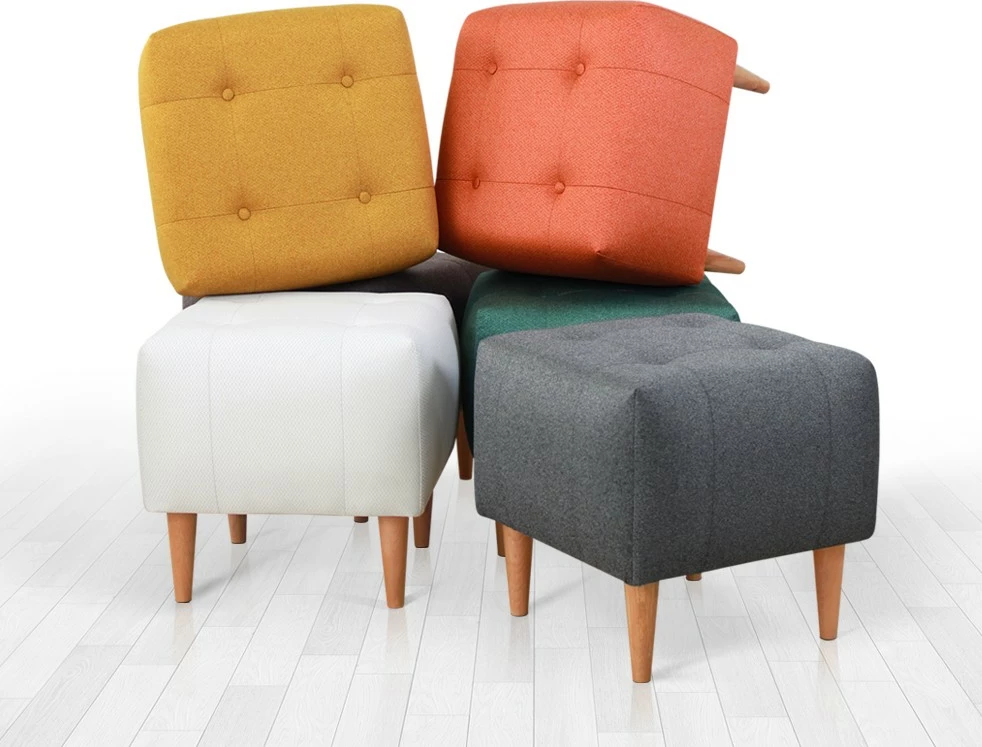 Pouf Atelier del Sofa, ngjyrë e verdhë, Tomp
