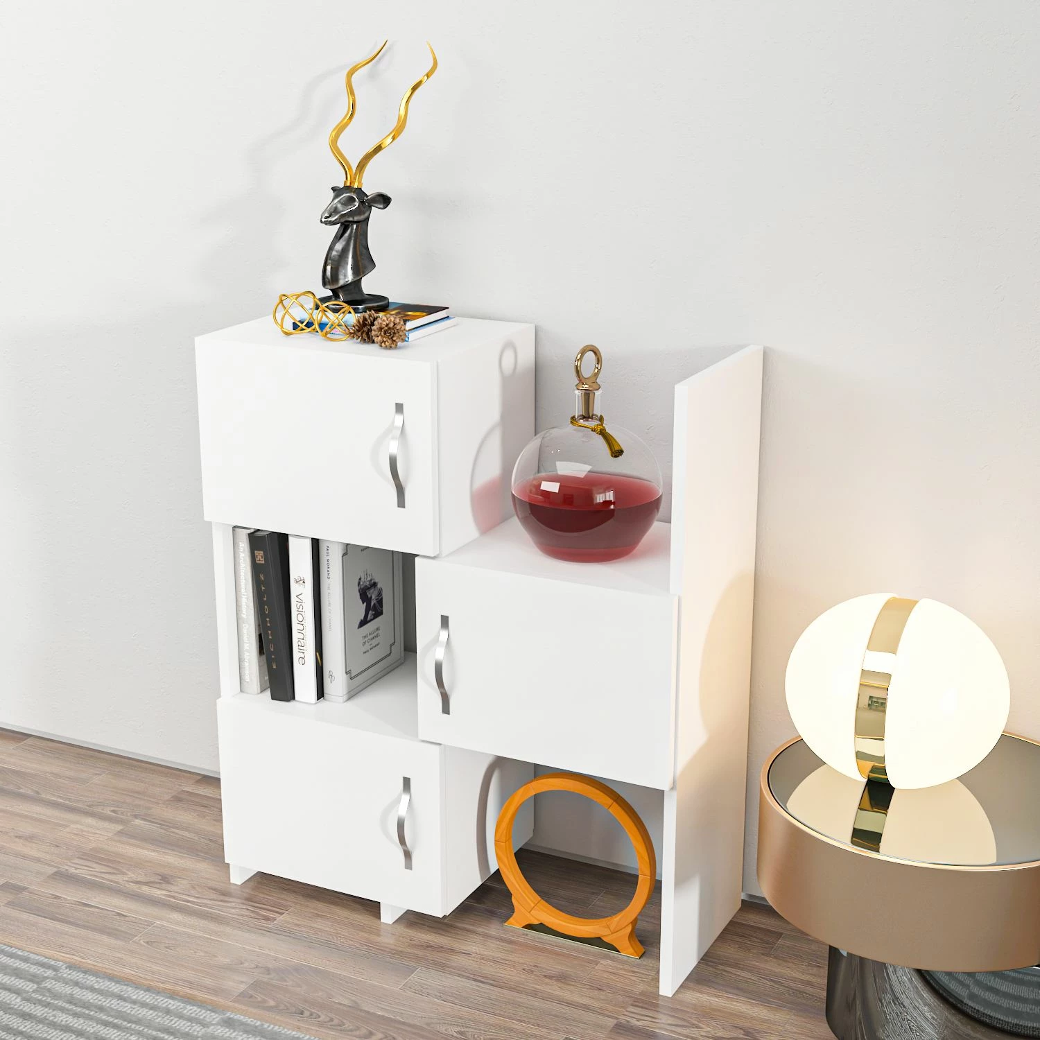 Dollap multifunksional Hanah Home, Anna, i bardhë