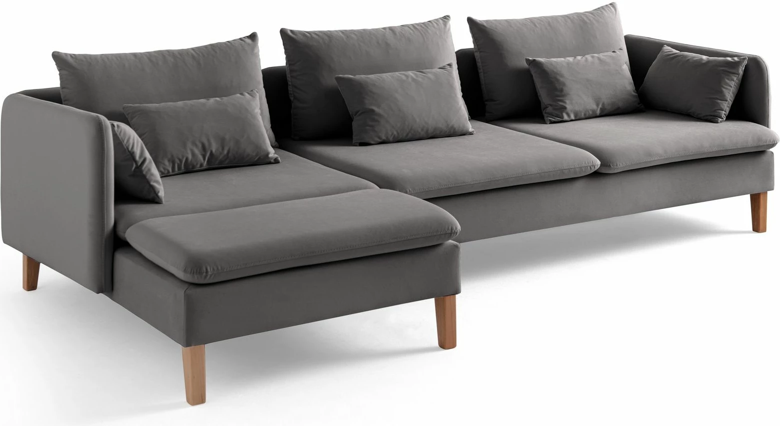 Kënd-sofë Flexy Relax, anthracite, Atelier del Sofa
