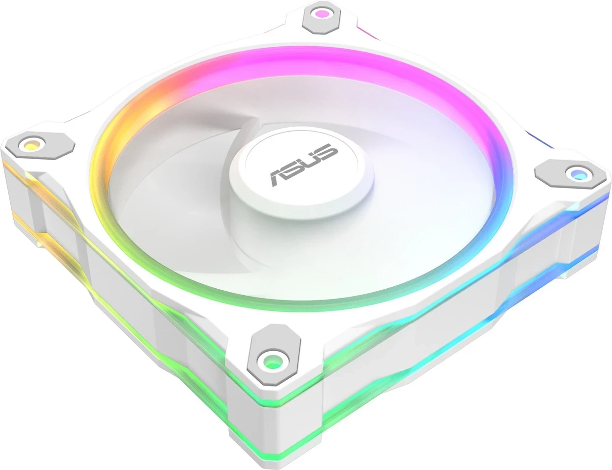 Ventilator kase ASUS Prime MR120 ARGB, 12 cm, i bardhë