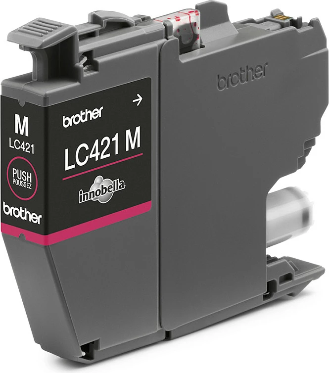 Kartridzh boje Brother LC421M, 200 faqe, Magenta