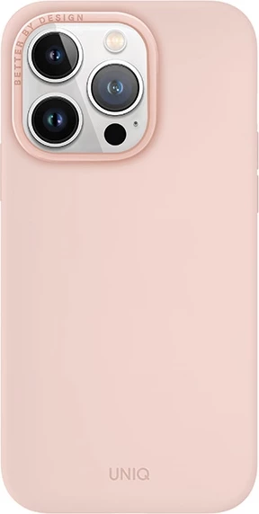 Mbështjellës UNIQ Lino Hue Magclick për iPhone 15 Pro, rozë