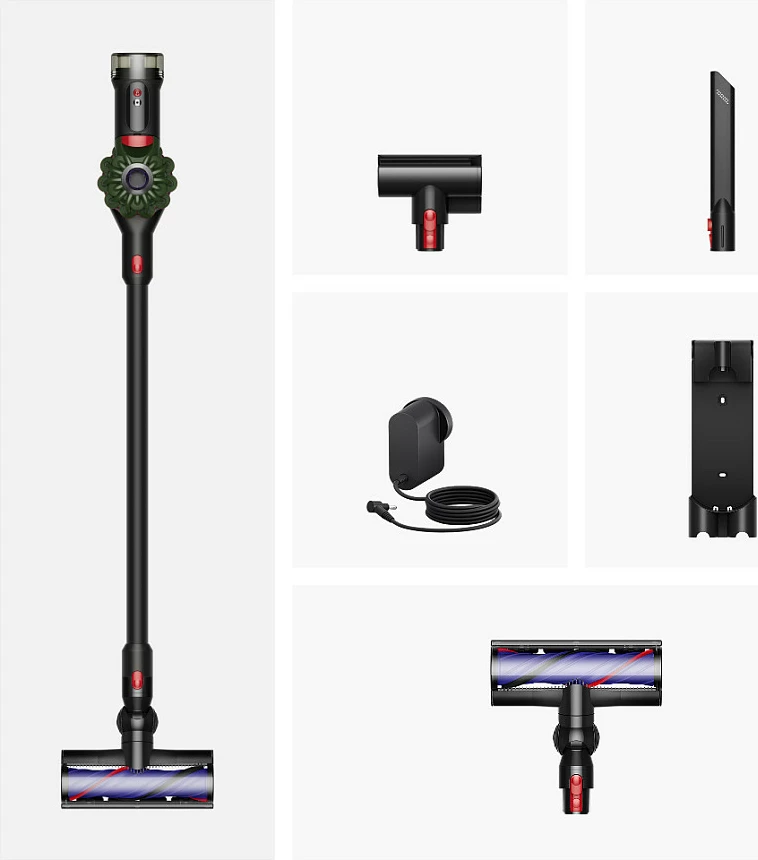 Fshesë me bateri Dyson V8 Cyclone, 2-në-1, pa qese, 0.54 L, 150 AW, e zezë