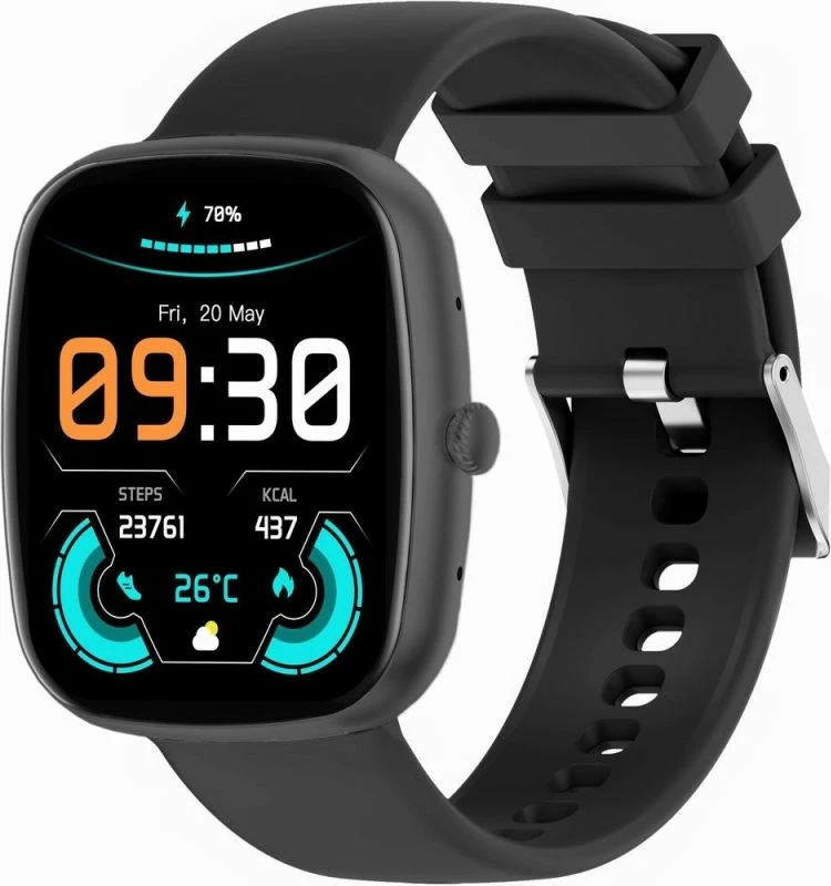 Smartwatch Gravity GT18-10, dy rripa, e zezë