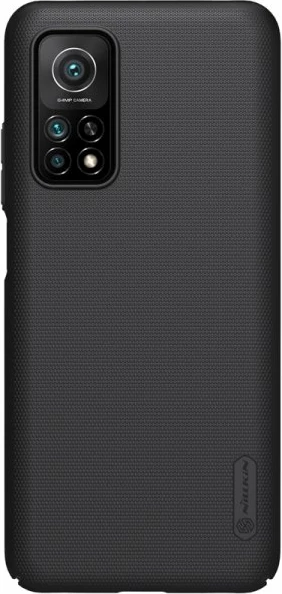 Mbështjellës NILLKIN Frosted Protection për Xiaomi Mi 10T Lite, i hollë, i lehtë, anti-rrëshqitje, anti-gjurmë gishtash, i zi