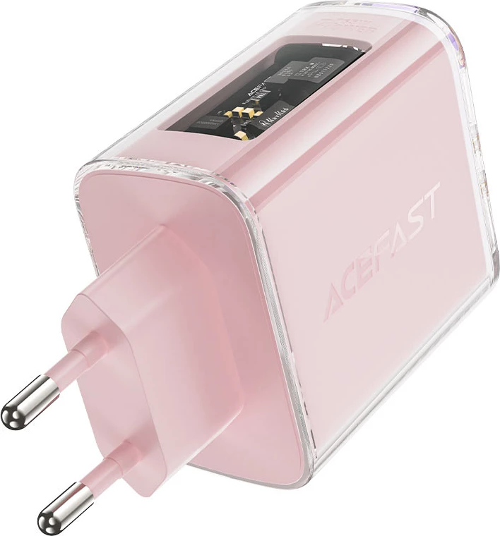 Karikues muri Acefast A45, 65W, 3 porta (1xUSB, 2xUSB-C), GaN, i gjelbër