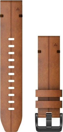 Rrip lëkure Garmin QuickFit 22 për fēnix 6/6 Pro/Sapphire, kafe