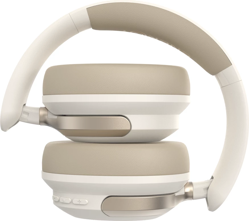 Kufje Bluetooth Moye Timbre 2 ANC, ANC hibride 35 dB, 55h, BT 5.4, Beige