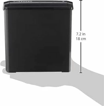 Shkatërrues letre Fellowes Powershred P-25S, 5 fletë, prerje shirit 7 mm (DIN P-1), kosh 11 L, i zi