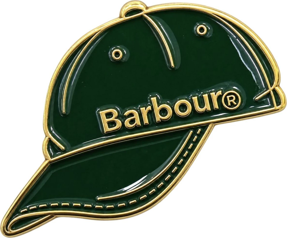 Distinktiv pin Barbour 262MUMB0058 për meshkuj, i gjelbër/ari