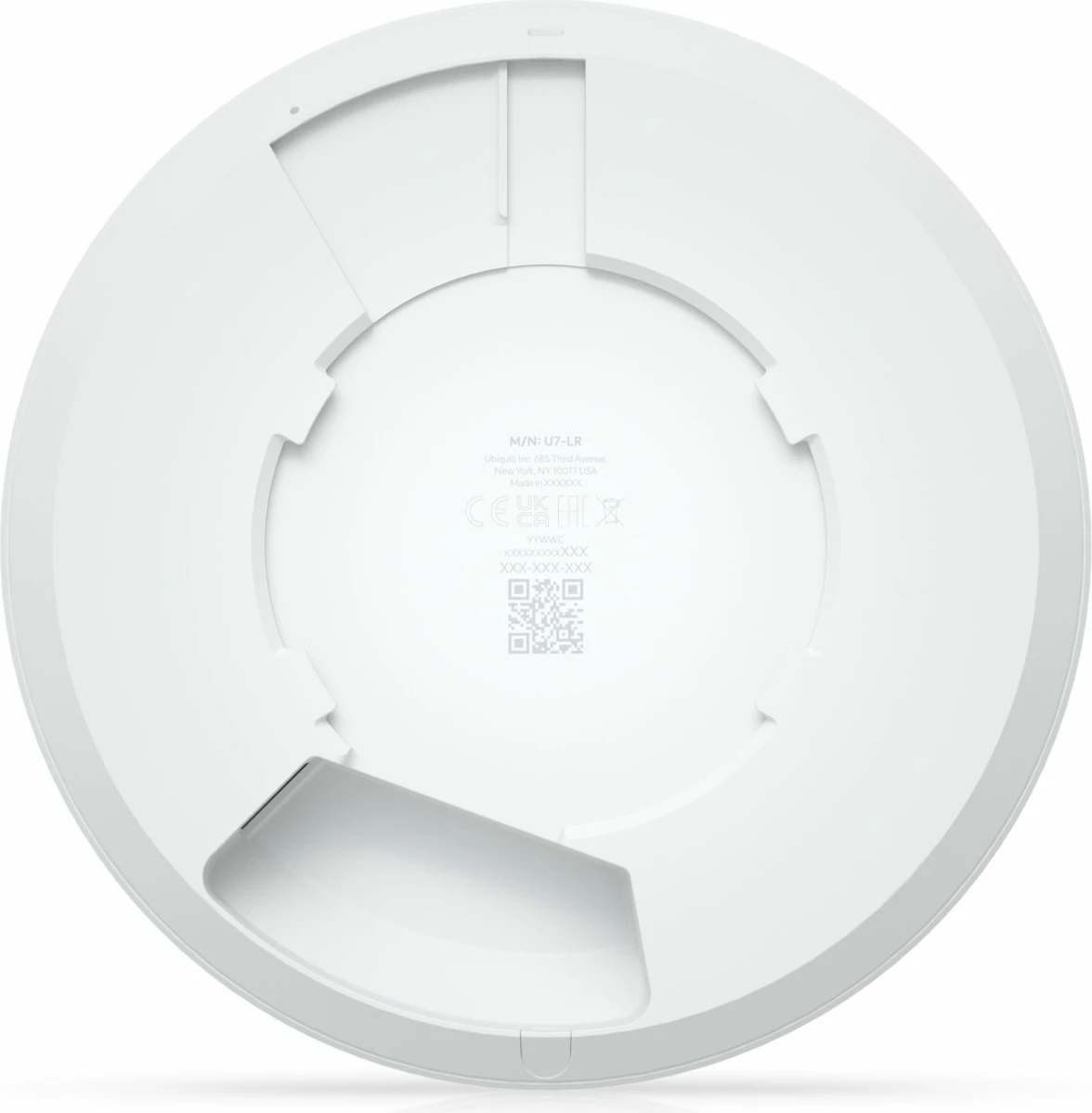 Access Point Ubiquiti UniFi U7-LR WiFi 7 2.5GbE PoE Long-Range, i bardhë