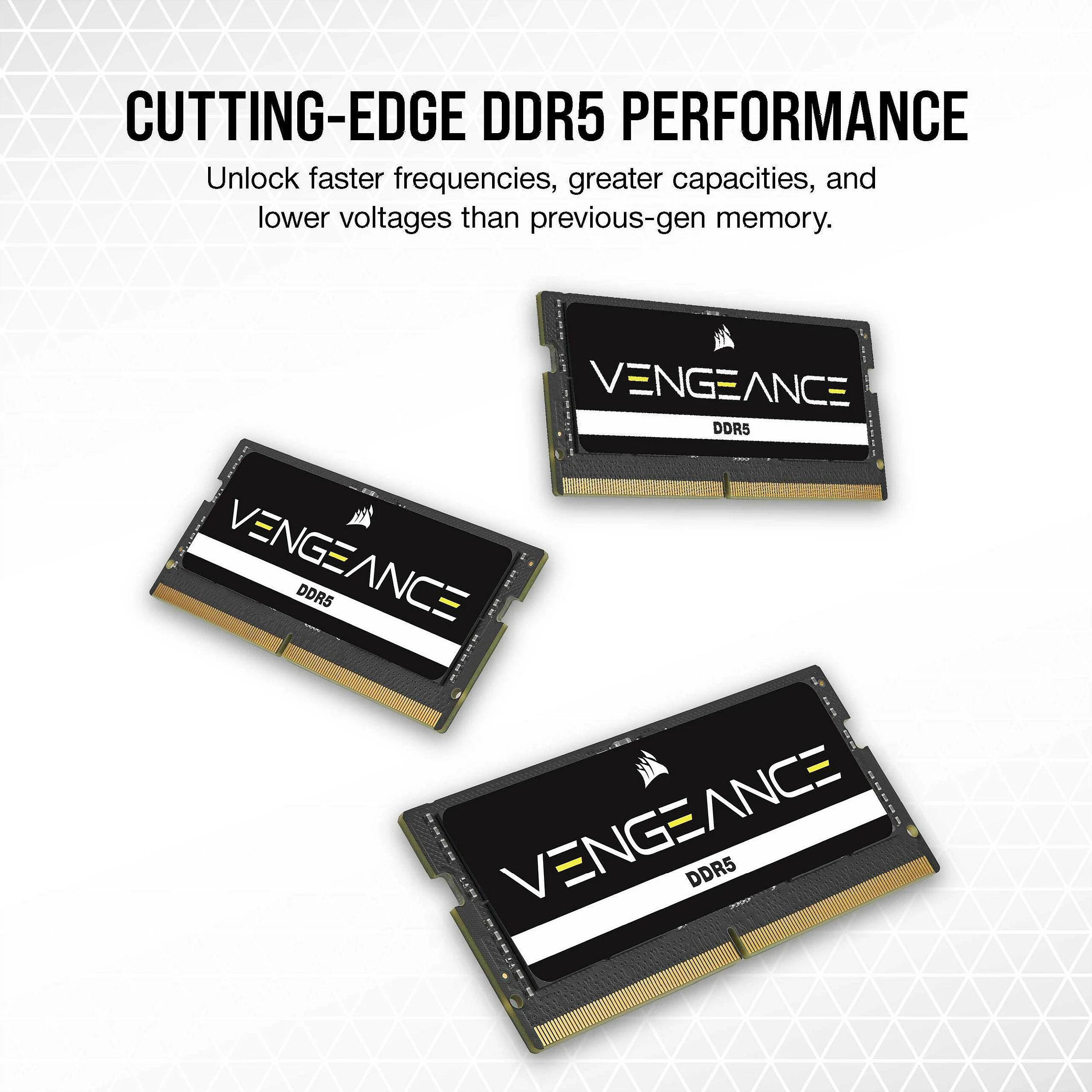 RAM Memorje Corsair Vengeance DDR5 16GB 5200MHz SO-DIMM CL44, e zezë
