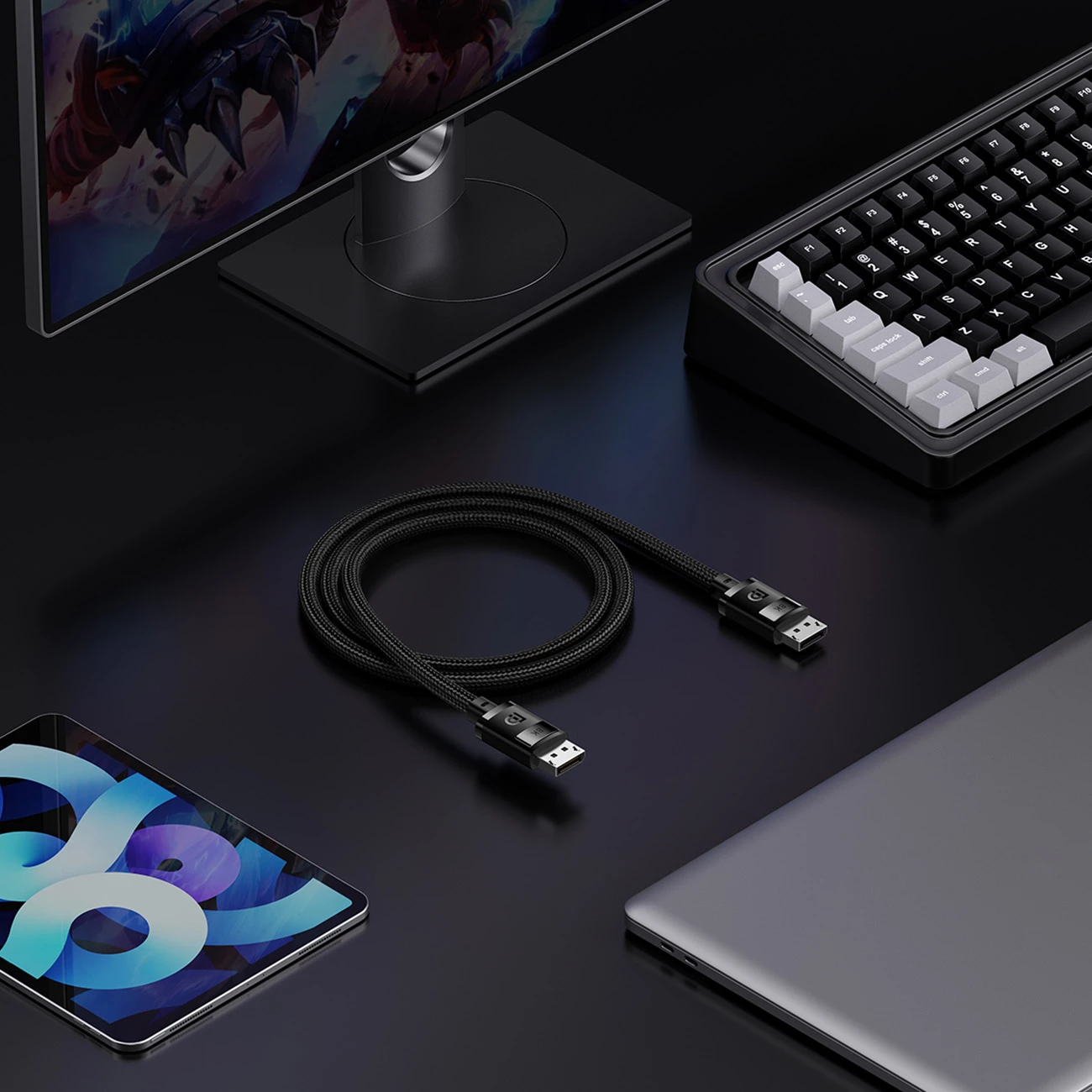 Kabllo DisplayPort Baseus High Definition Series 2m, 8K 60Hz, e zezë