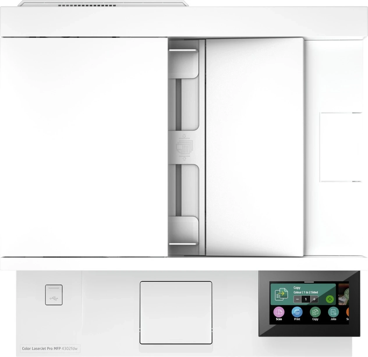 Printer HP Color LaserJet Pro 4302fdw, Faks, Duplex, WiFi, BT, Bardhë-Kaltër