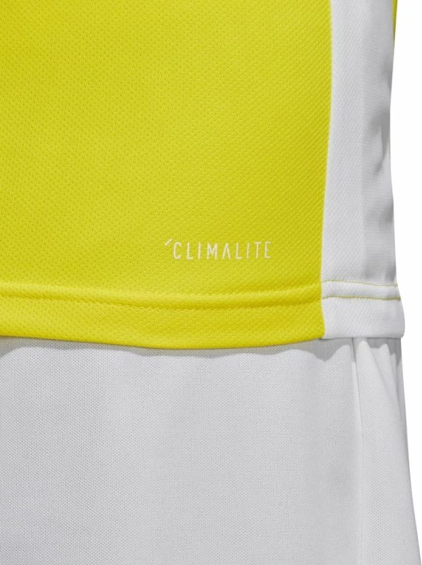 Fanellë futbolli për meshkuj dhe fëmijë adidas, e verdhë