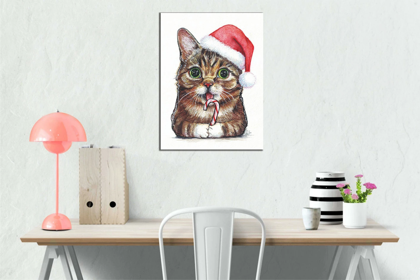 Pikturë dekorative në kanavacë Wallity, DC174, shumëngjyrëshe, 30x40cm