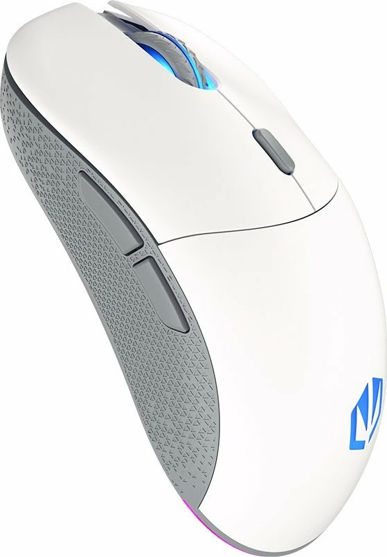 Maus Endorfy GEM Plus Wireless EY6A015 26000 DPI RGB 2.4GHz/USB 6 butona Onyx White, i bardhë