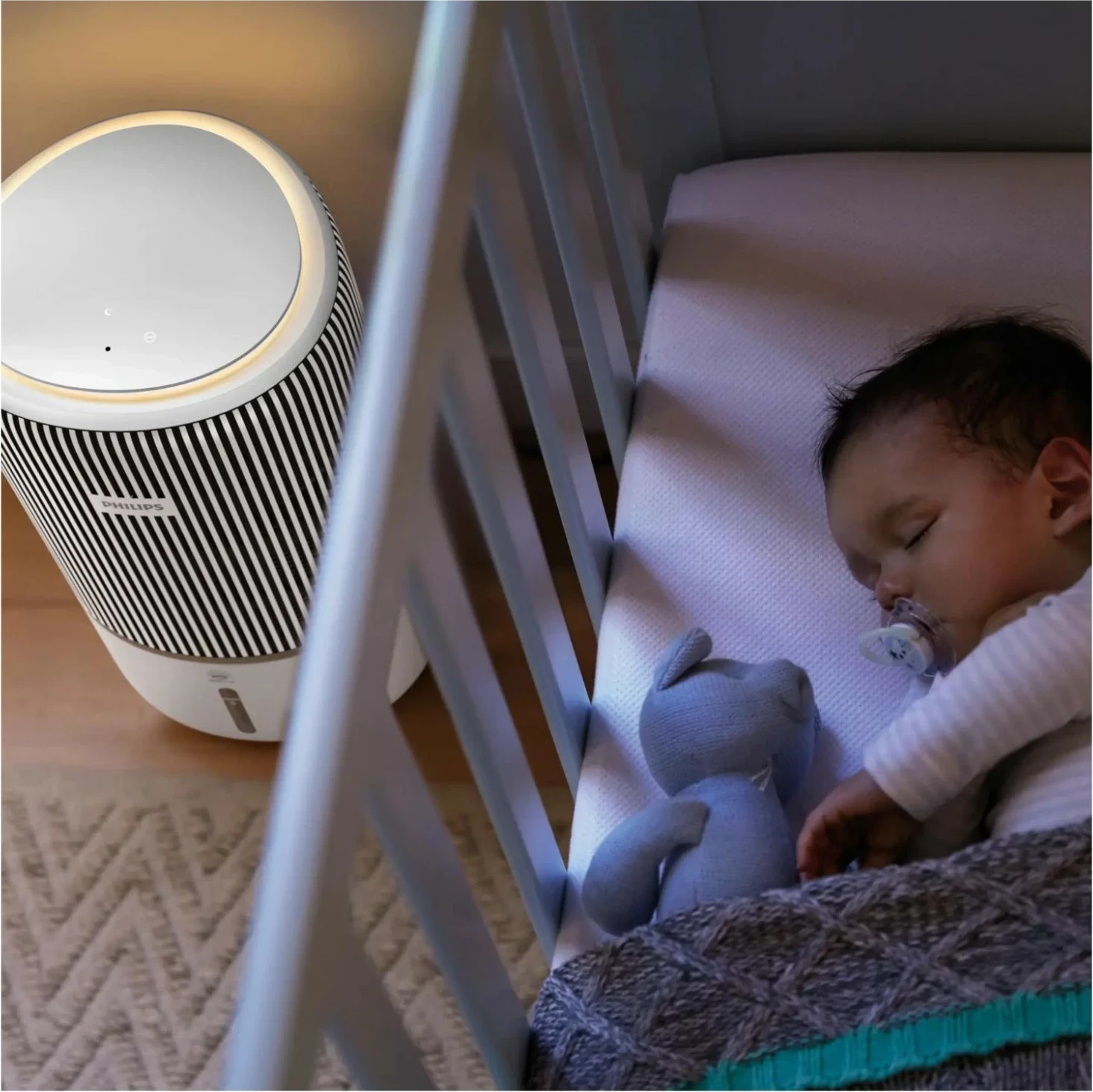 Pastrues ajri me humidifikues Philips PureProtect Water 3400 AC3420/10, Wi‑Fi, 300 m³/h, i bardhë