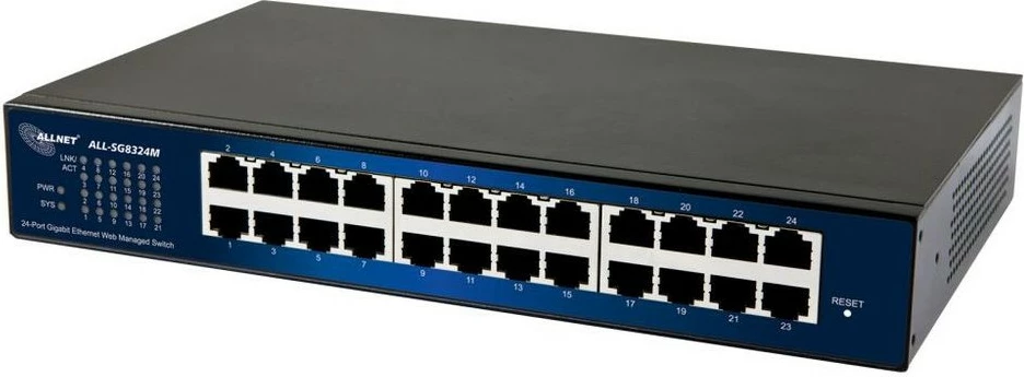 Switch ALLNET ALL-SG8324M, Managed, L2, Gigabit Ethernet, Full duplex, Rack mounting