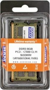 RAM Memorje GoodRam GR1600S364L11/8G 8GB DDR3 SO-DIMM 1600MHz CL11