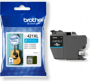 Fishek boje, Brother LC-421XLC, XL 500 faqe, cyan