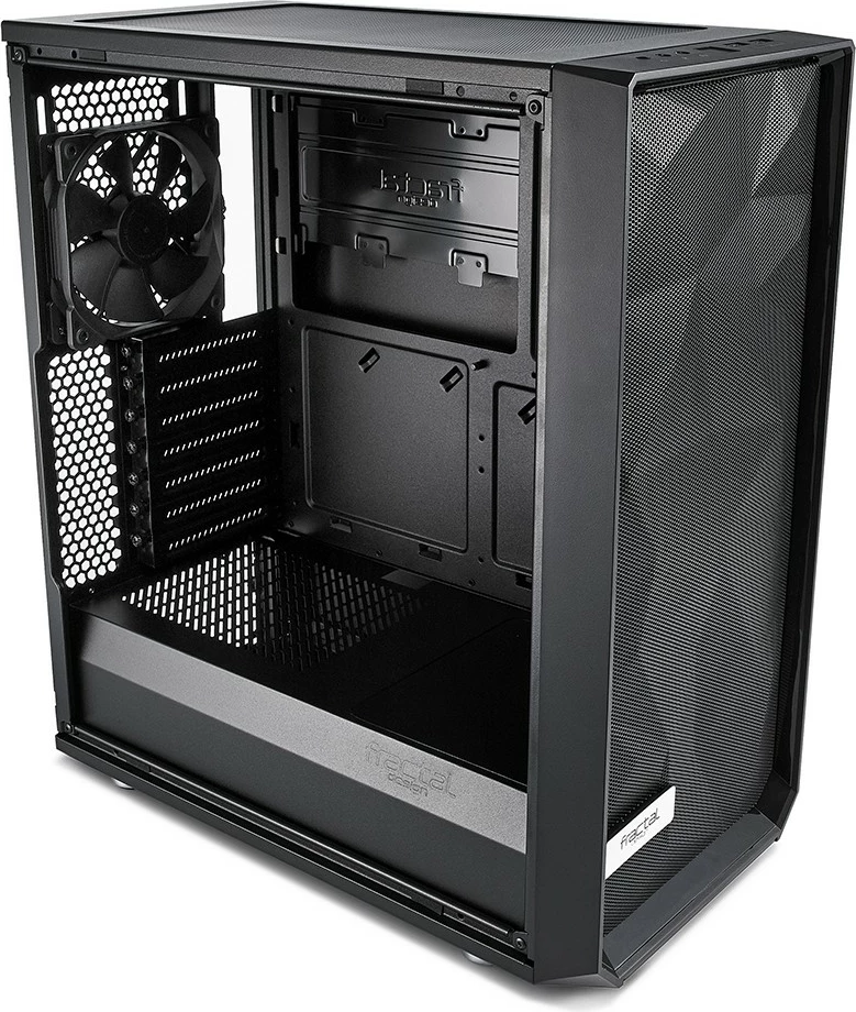 Kasë Fractal Design Meshify C, Midi Tower, PC, ATX, ITX, micro ATX, e zezë