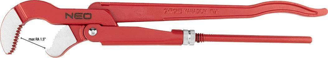 Çelës tubash Neo Type S 420 mm hapje 1.5", i kuq