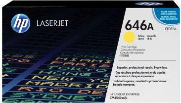 Toner HP 646A CF032A Color LaserJet rendiment 9,800–23,700 faqe, e verdhë, 1 copë
