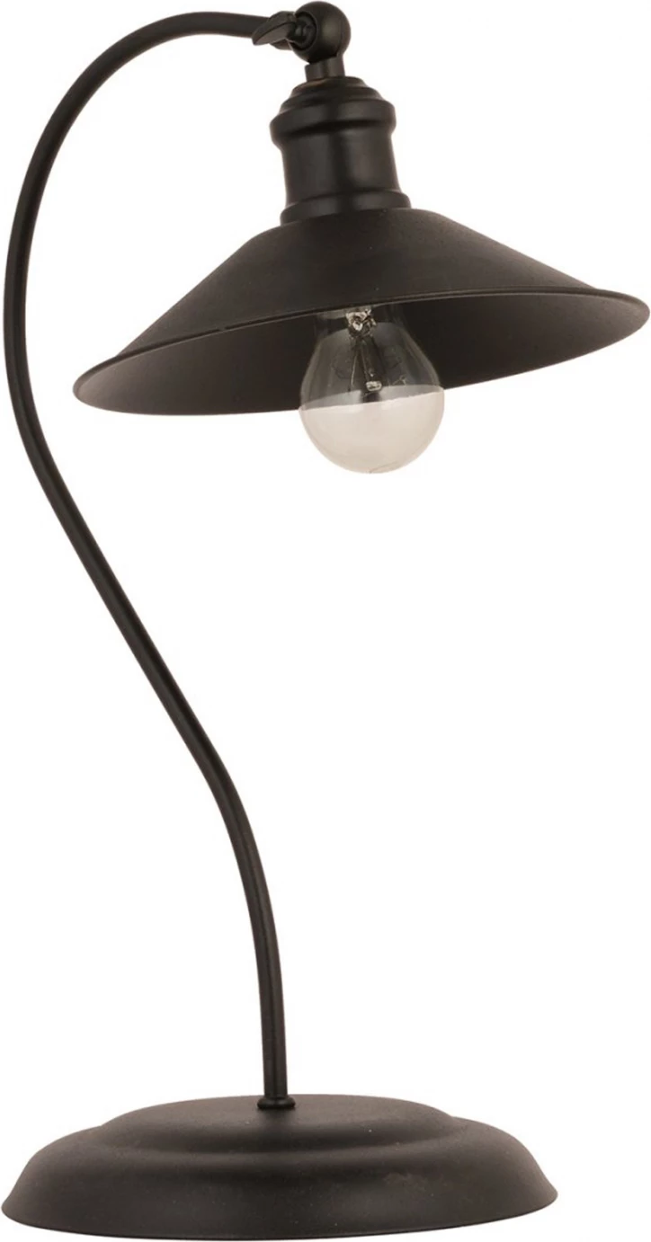 Llambë tavoline metalike, ngjyrë e zezë, FH7571.01, 22x50 cm