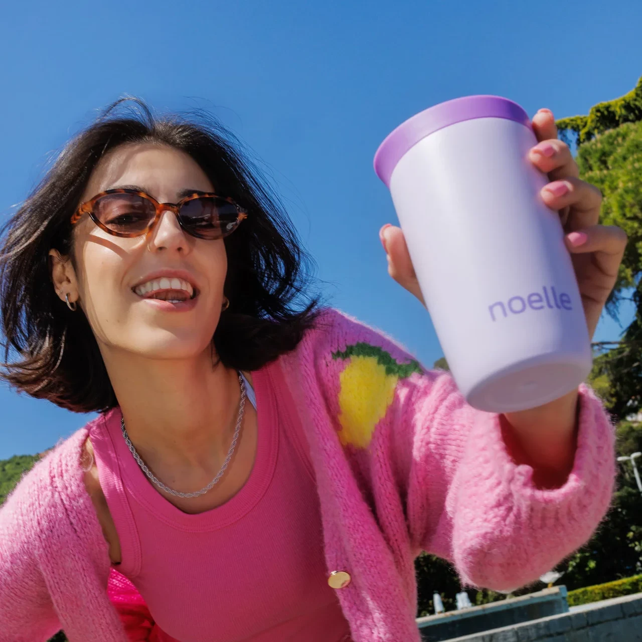 Bounce Coffee Mug Purple, 350 ml