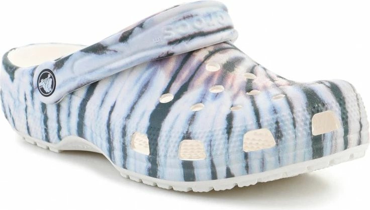 Atlete lifestyle Crocs Classic Tie Dye Clog 211937-0PZ, chalk/multi