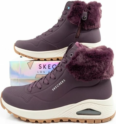 Çizme dimri Skechers për femra, vjollcë [Madhësia: 36.5]