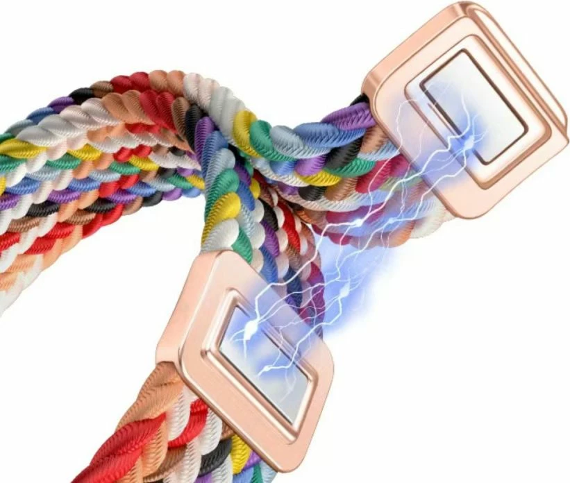 Rrip najloni Tech-Protect NylonMag për Xiaomi Smart Band 8/9/NFC, i zi