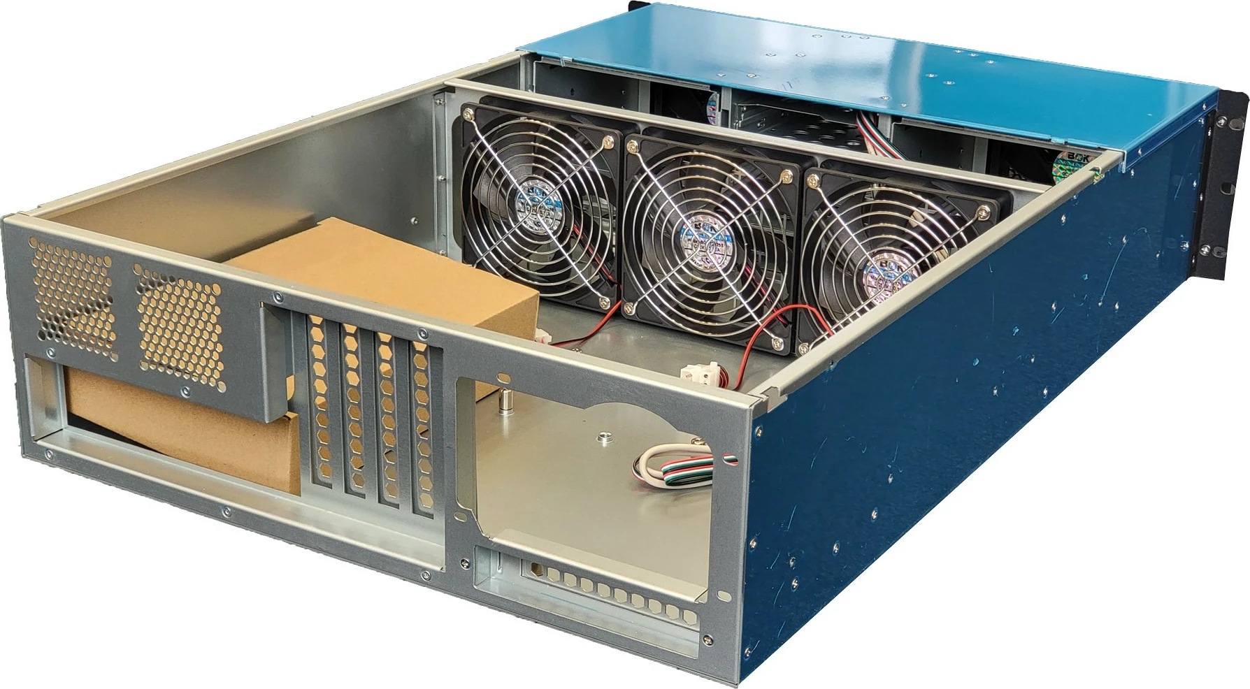 Kasë serveri Realpower RPS19-G3380, 3U, ATX, 4x3.5", e zezë