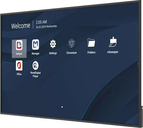 Ekran komercial ViewSonic CDE14-2C, 75" 4K, Android 14, 24/7